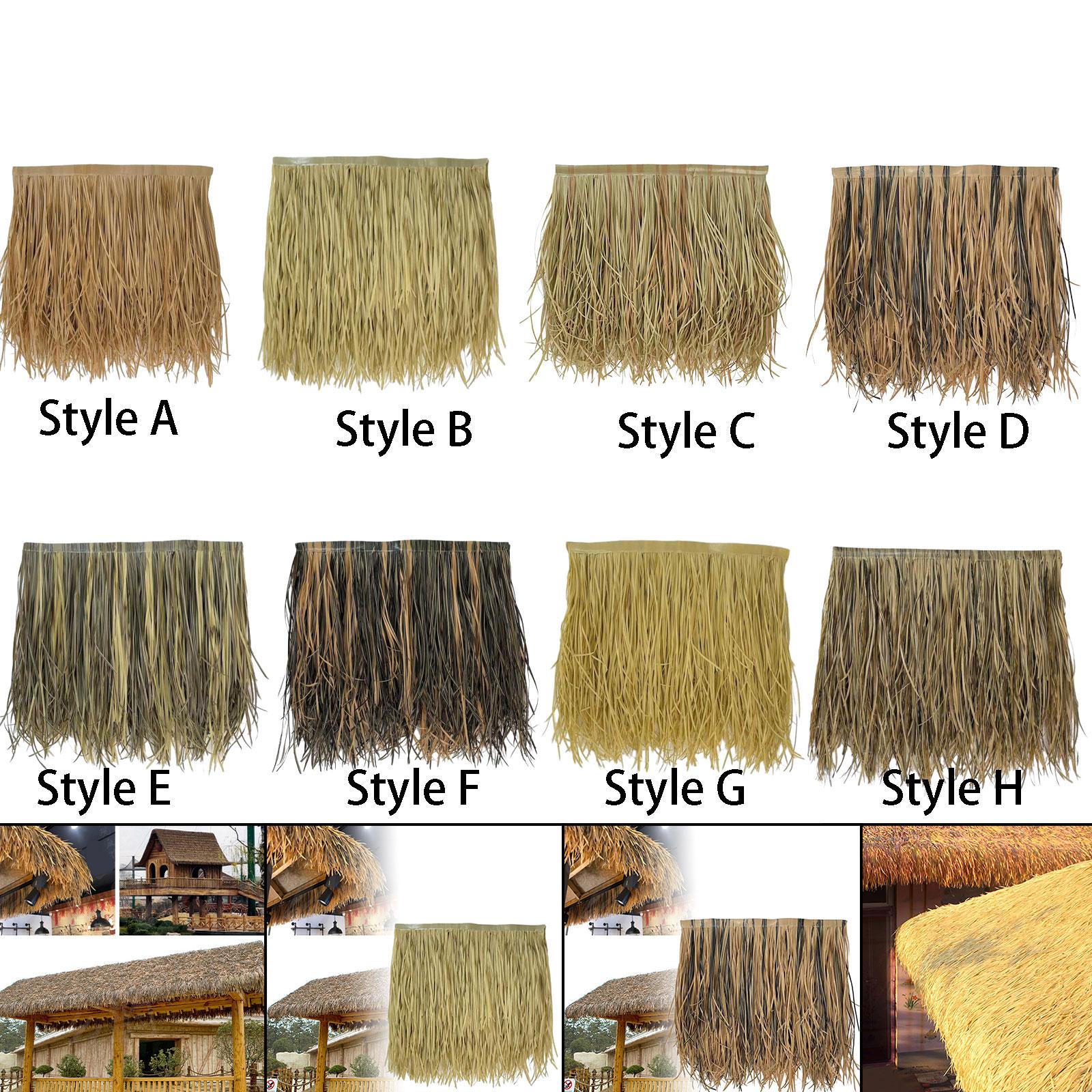 Palm Leaf Dried - Straw Roof Thatch Simulation Decorative Accessories
