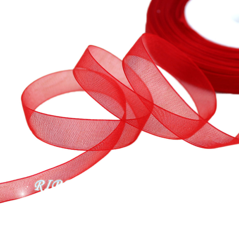 (50 yards/roll) 12mm organza r - Ribbon Organza Roll บทวิจารณ์และราคา