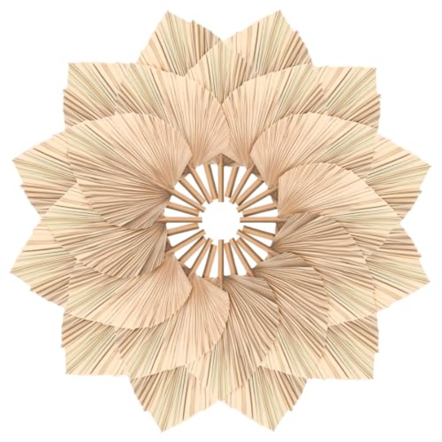 24 Pcs Dried Palm Leaves Artif - Palm Leaf Dried บทวิจารณ์และราคา