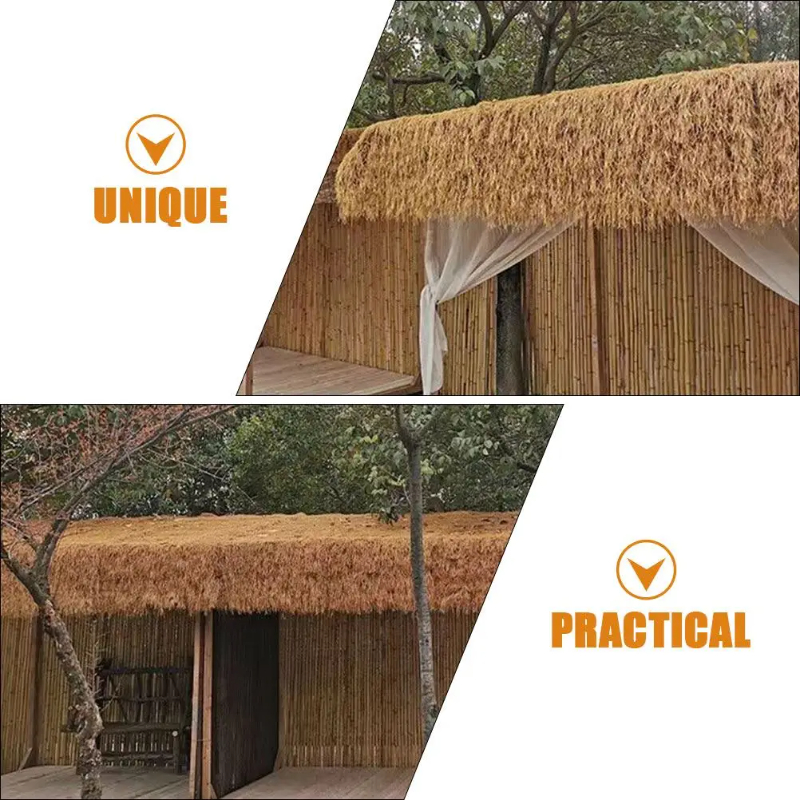 Artificial Thatched Roof Roll  - Palm Leaf Dried บทวิจารณ์และราคา