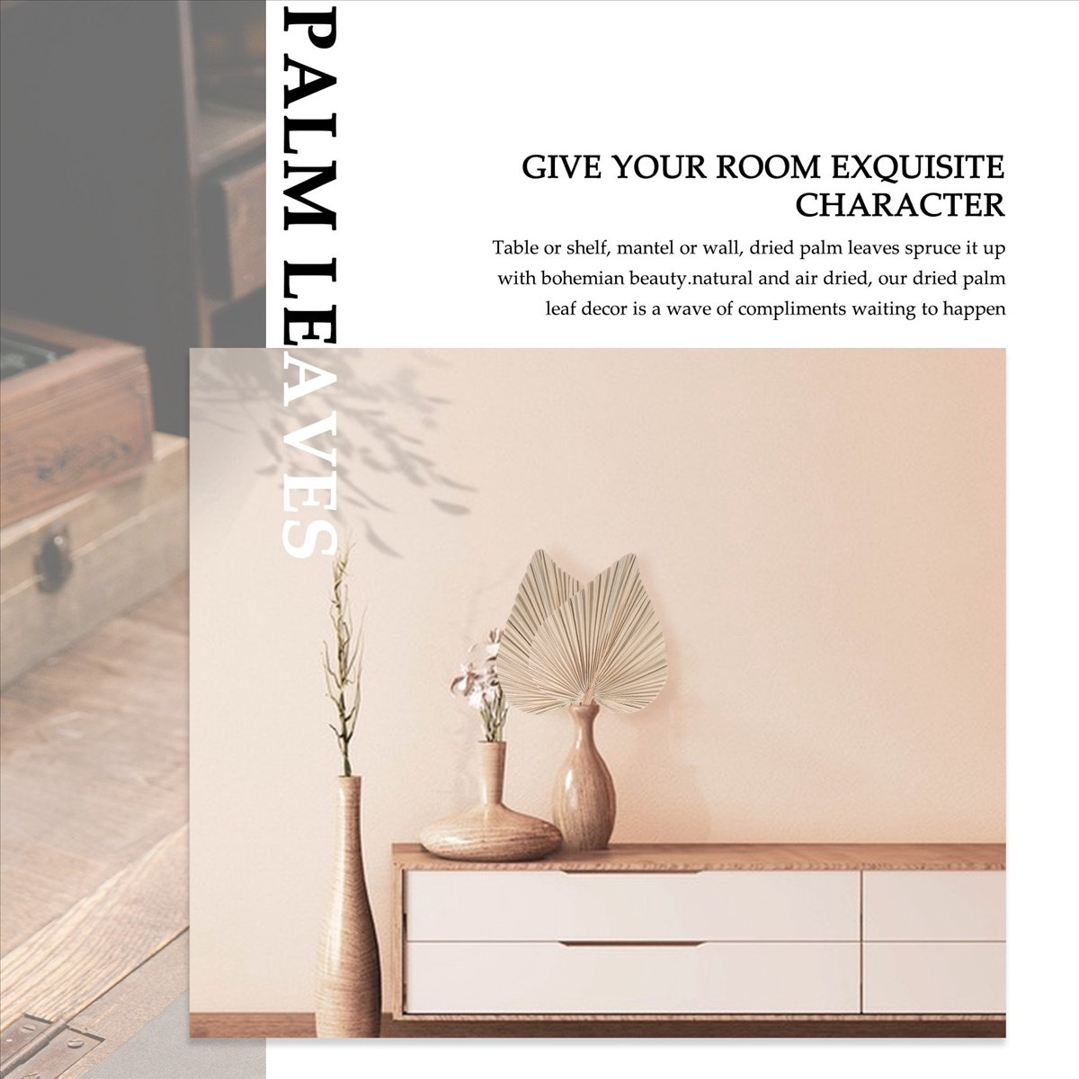 NOCM Dried Palm Leaves Room De - Palm Leaf Dried บทวิจารณ์และราคา