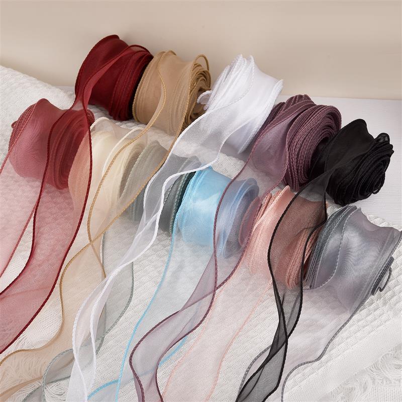 10m/ 2.2m Roll Solid Color Org - Ribbon Organza Roll บทวิจารณ์และราคา