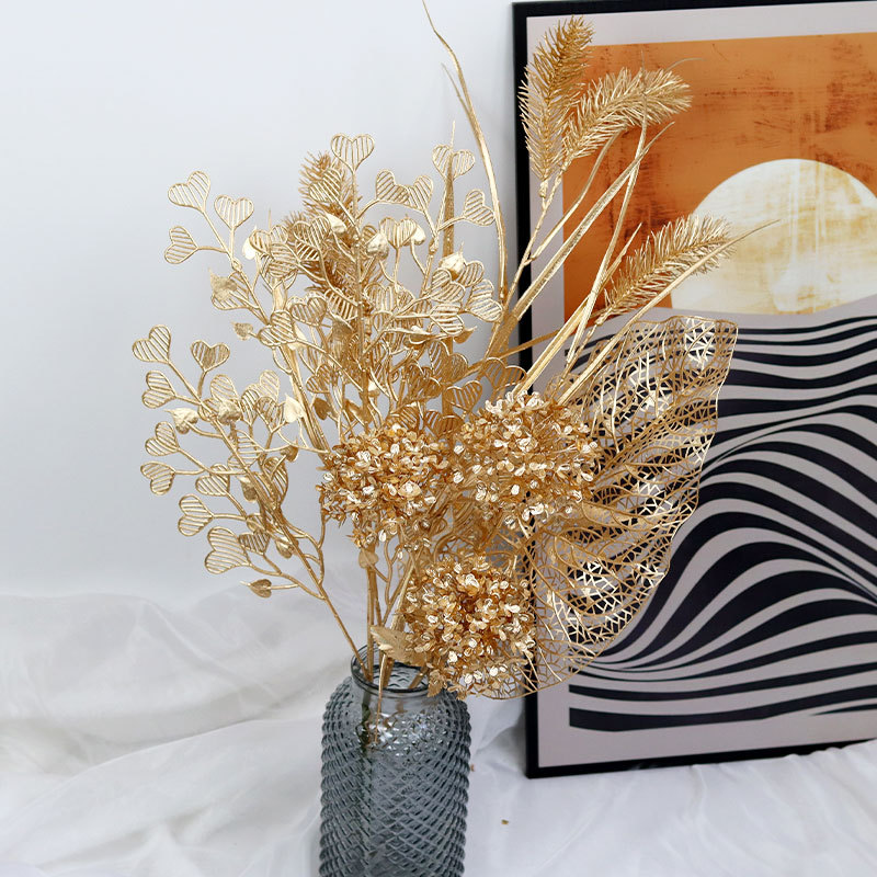 95CM Gold Artificial Plants Eu - Palm Leaf Dried บทวิจารณ์และราคา