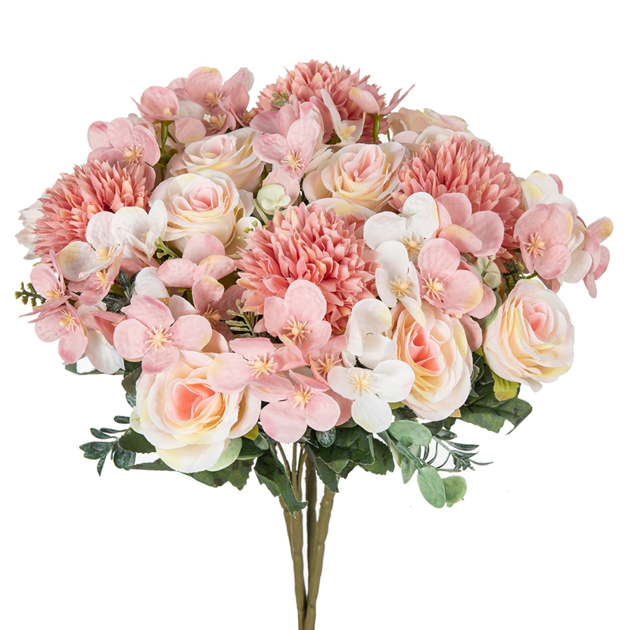 1/4pcs Artificial Flower Rose  - Florist Supply Vases บทวิจารณ์และราคา
