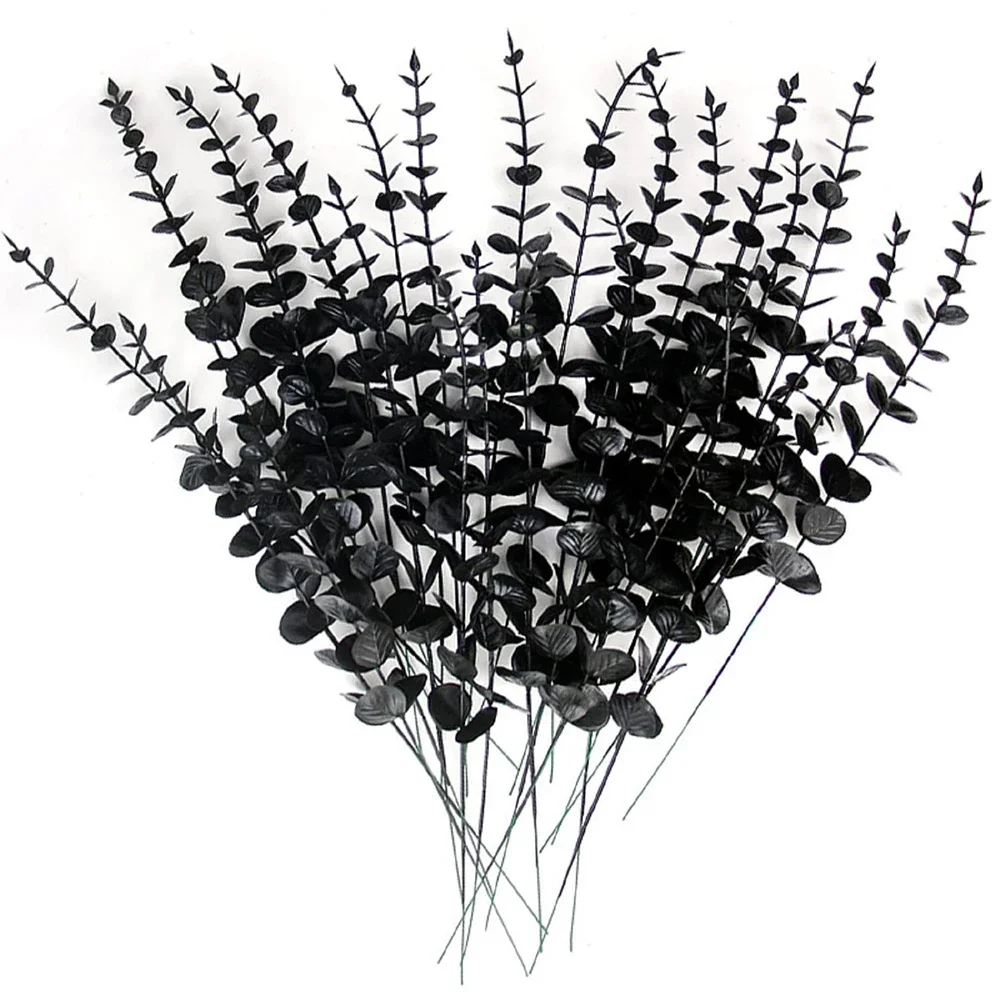 10pc Artificial Eucalyptus Lea - Palm Leaf Dried บทวิจารณ์และราคา