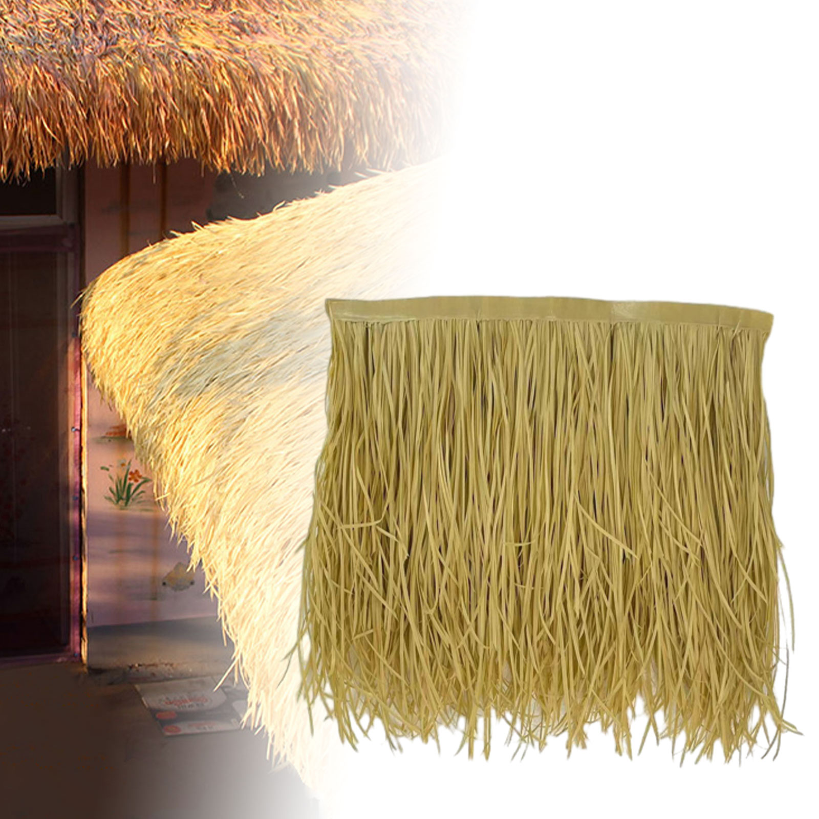 Straw Roof Thatch Simulation D - Palm Leaf Dried บทวิจารณ์และราคา