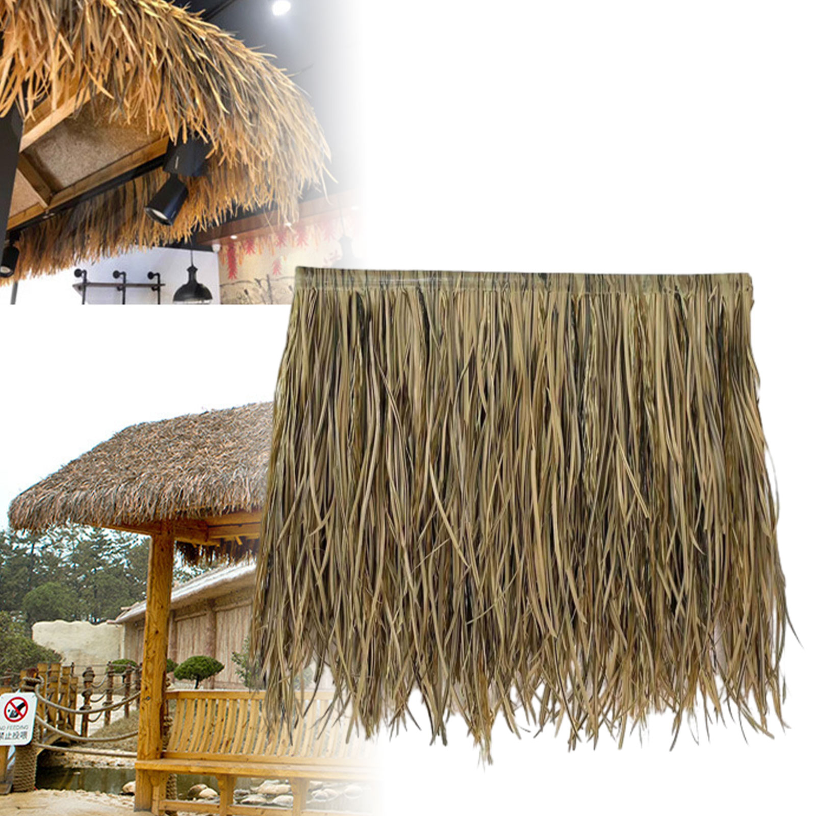 Straw Roof Thatch Simulation D - Palm Leaf Dried บทวิจารณ์และราคา