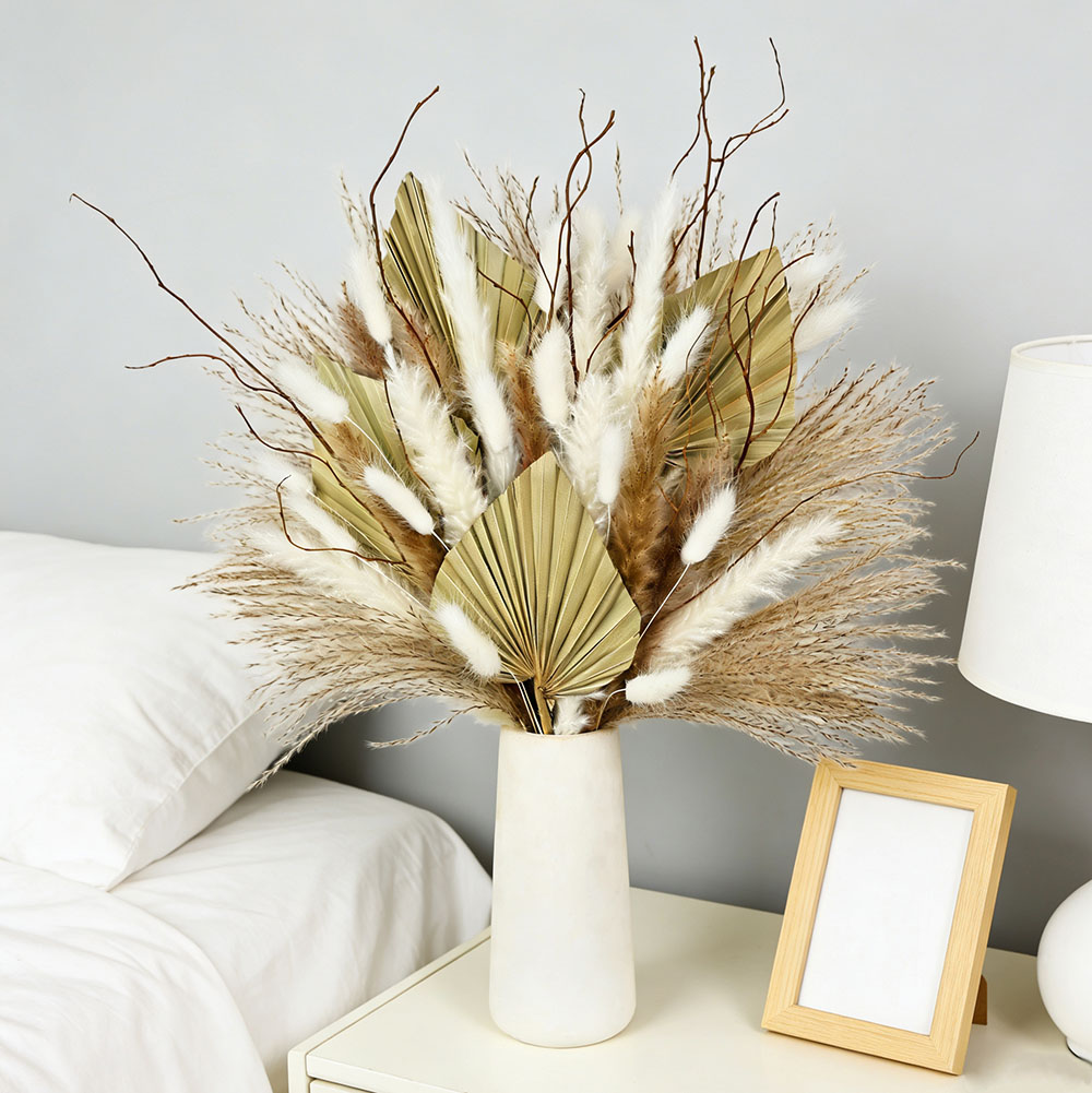 Natural Dried Palm Leaves Bouq - Palm Leaf Dried บทวิจารณ์และราคา