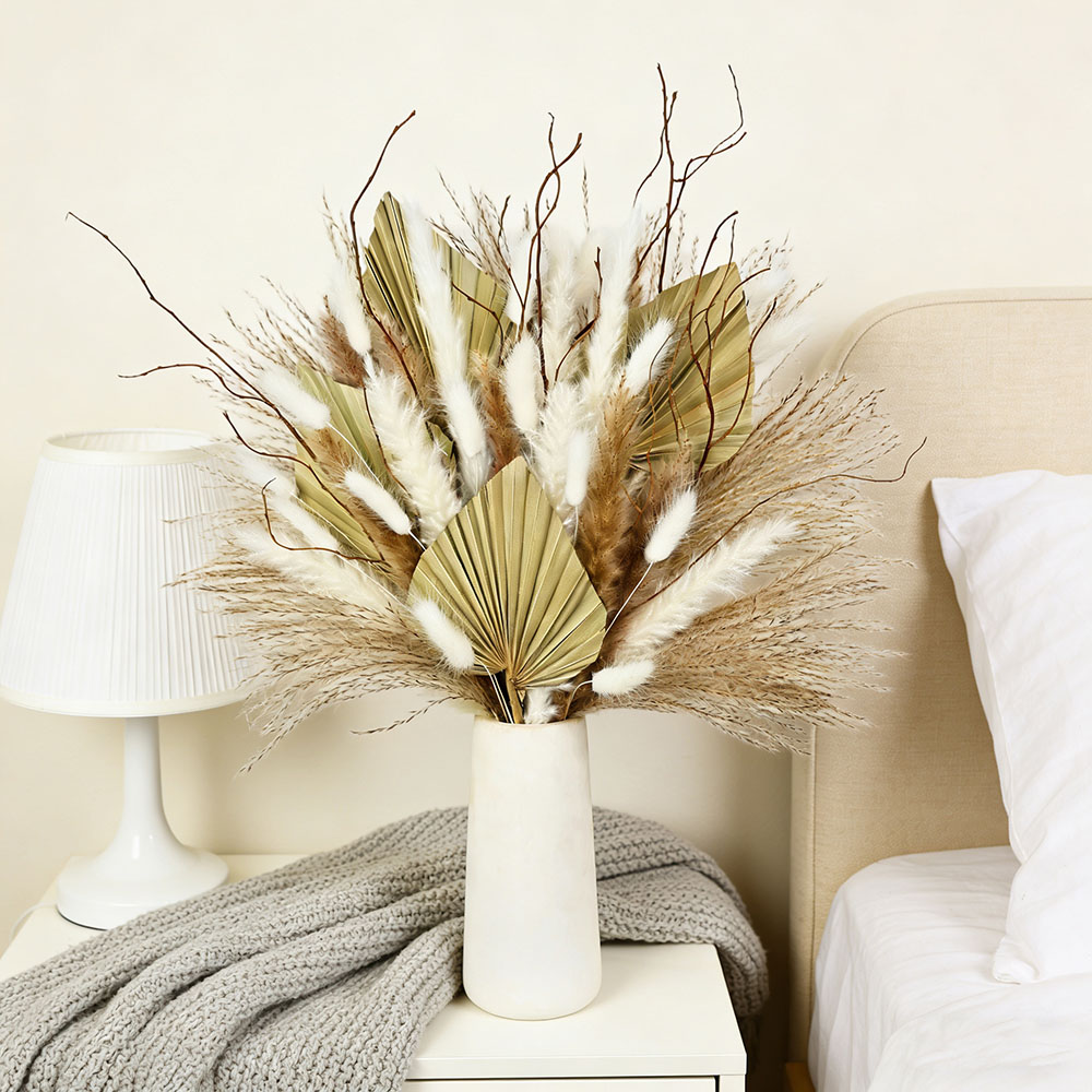 Natural Dried Palm Leaves Bouq - Palm Leaf Dried บทวิจารณ์และราคา