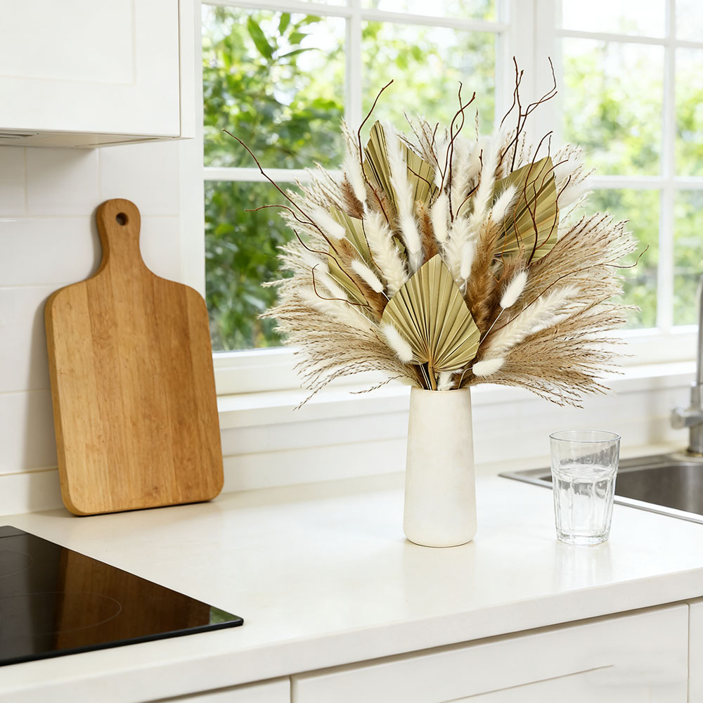 Natural Dried Palm Leaves Bouq - Palm Leaf Dried บทวิจารณ์และราคา