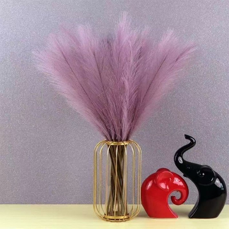 10PCS Artificial Pompous Grass - Florist Supply Vases บทวิจารณ์และราคา